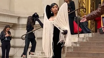 Paris couture week opens with Cardi B holding a live crow at Schiaparelli’s spectacle